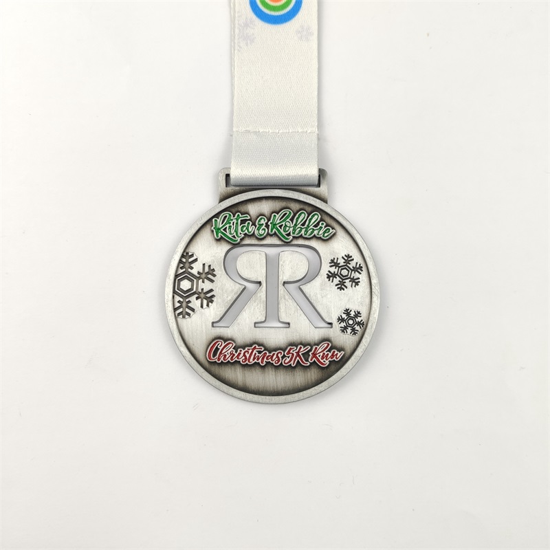 Medallas de oro y bronce medallas de medallas personalizadas para Navidad