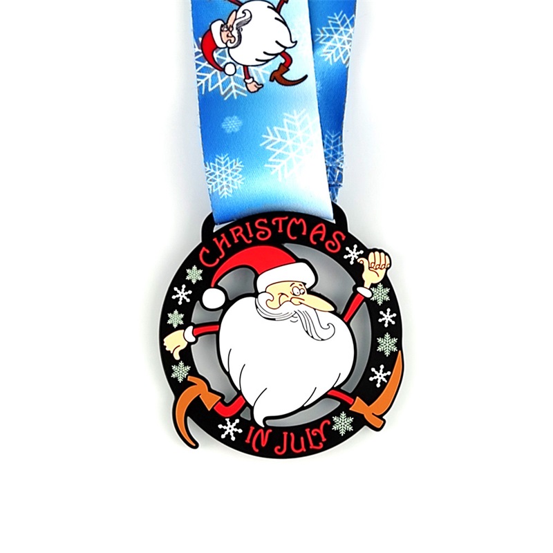 Medallas únicas de Holiday Run 7/8 pulgadas Medalla de fundición de metal Halloween Navidad Año Nuevo Pretty Medalls