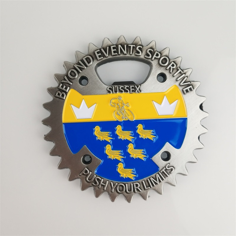Nuevas medallas de maratón personalizados Nuevos premios de maratón Abricador de botellas de medallas