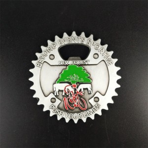 Nuevas medallas de maratón personalizados Nuevos premios de maratón Abricador de botellas de medallas