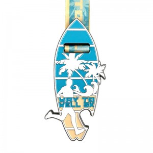 Medallas del Día del Deporte Medallas conmemorativas Medallas y cintas de deporte para correr