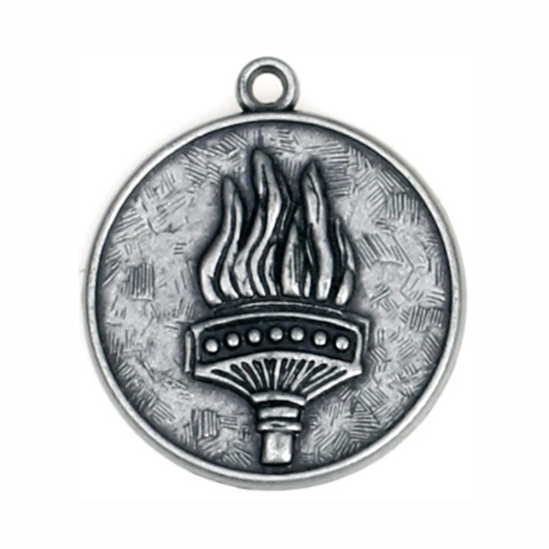 Se pueden reprocesar medallas de metal medallas de stock de 7/8 pulgadas de plata.