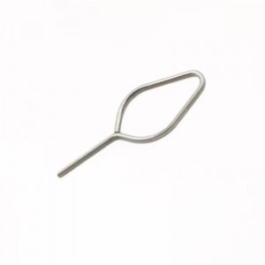 Pin de resorte de formación de alambre para la tarjeta SIM de teléfono