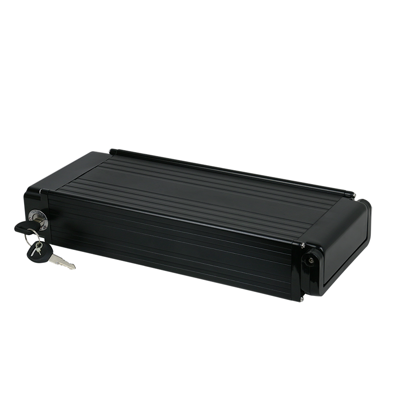 Batería de bicicleta eléctrica con protección BMS 36V/48V/52V Rack trasero Batería de litio eBike para ebike