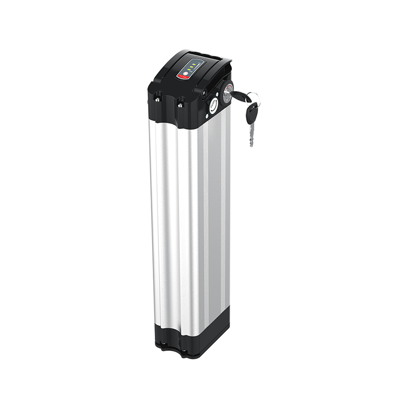 Batería de bicicleta eléctrica de pescado plateado 36V 48V Batería de litio Packs Grado A Celdas 18650 Pack para Ebike