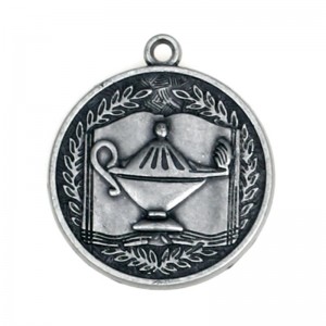 Medallas de medallas de metal chapadas antiguas de latón