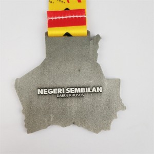 Medalla de efecto estereoscópico de la medalla deportiva personalizada profesional