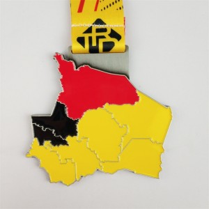 Láser su propio logotipo 3D Metal Award ODM Gold Silver and Bronze Medalls Gift