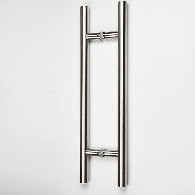 SS-027 Mango de puertas de acero inoxidable de acero inoxidable de escalera de doble cara SS-027