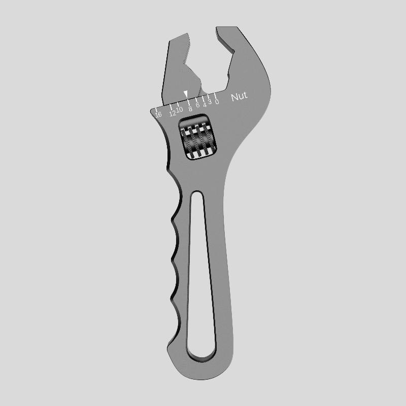 Llave de llave ajustable para adaptador de ajuste de manguera de 3an-16an de aluminio