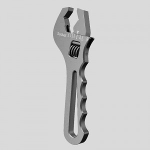Llave de llave ajustable para adaptador de ajuste de manguera de 3an-16an de aluminio