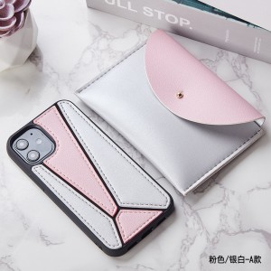 Apple iPhone 11 Orange Blue Color Contrast Phone Protective Protective, 360 grados Protección de caída Caseiphone11pro