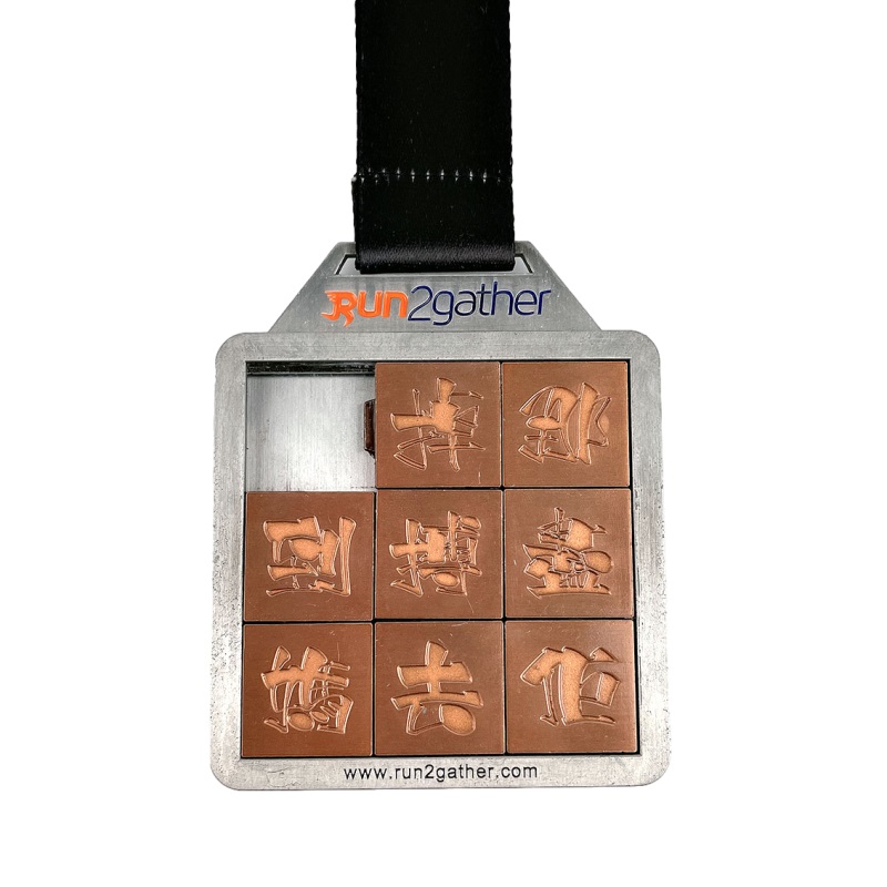 Diseño especial Vermeil Medallón chapado en oro para Juegos de Invierno 2022 Medallas