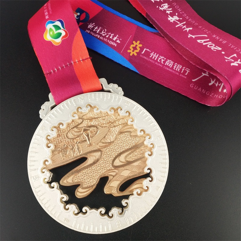 Placa de medalla de medalla de esmalte personalizado PVD Juegos de invierno 2022 Medallas