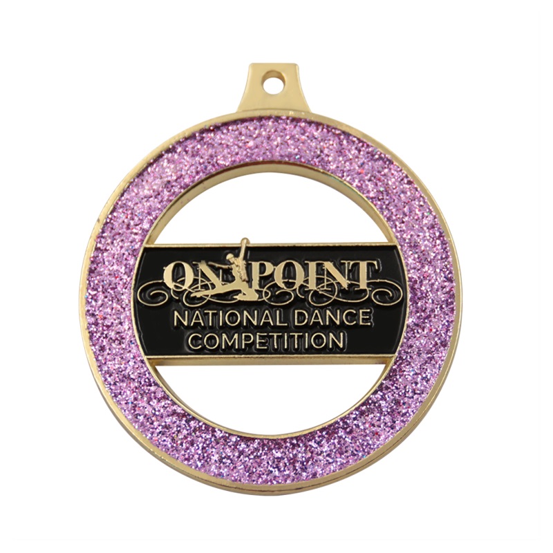 Medalla de gimnasia de esmalte personalizado