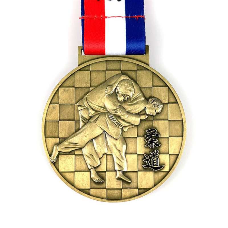 Medallas de metal fundido Kungfu Medalla de oro Medalla de Kung Fu