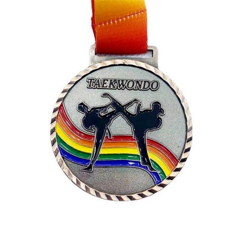 Medallas de metal fundido de 18 km Medallón chapado en oro Kuangfu Medalla de oro de té