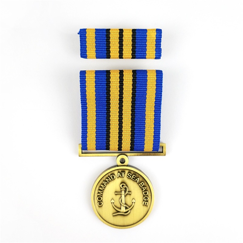 Medalla de honor del Premio de Pin de Pin de esmalte suave con cordón corto