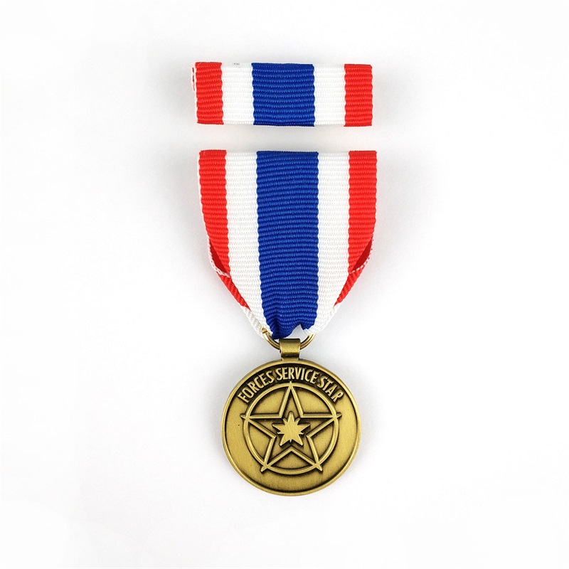 Medalla de honor del Premio de Pin de Pin de esmalte suave con cordón corto