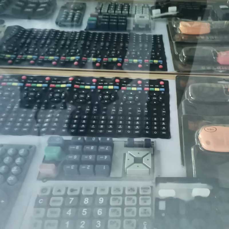 Calculadora personalizada teclado de goma de silicona TV Control remoto Botón de silicona