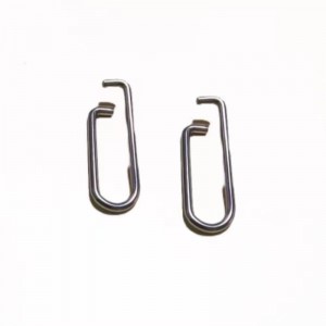 SEGURIDAD DE SEGURIDAD DE ACERADO INOXIDABLE MOCA MINTERACIÓN Ajuste de la hebilla del resorte del resorte