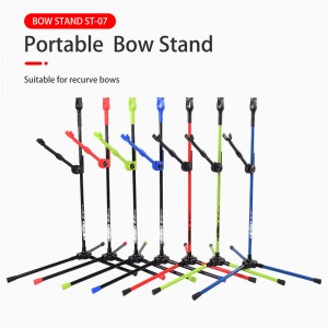 ST07 Archery Bow Stand Soporter para recurva arco