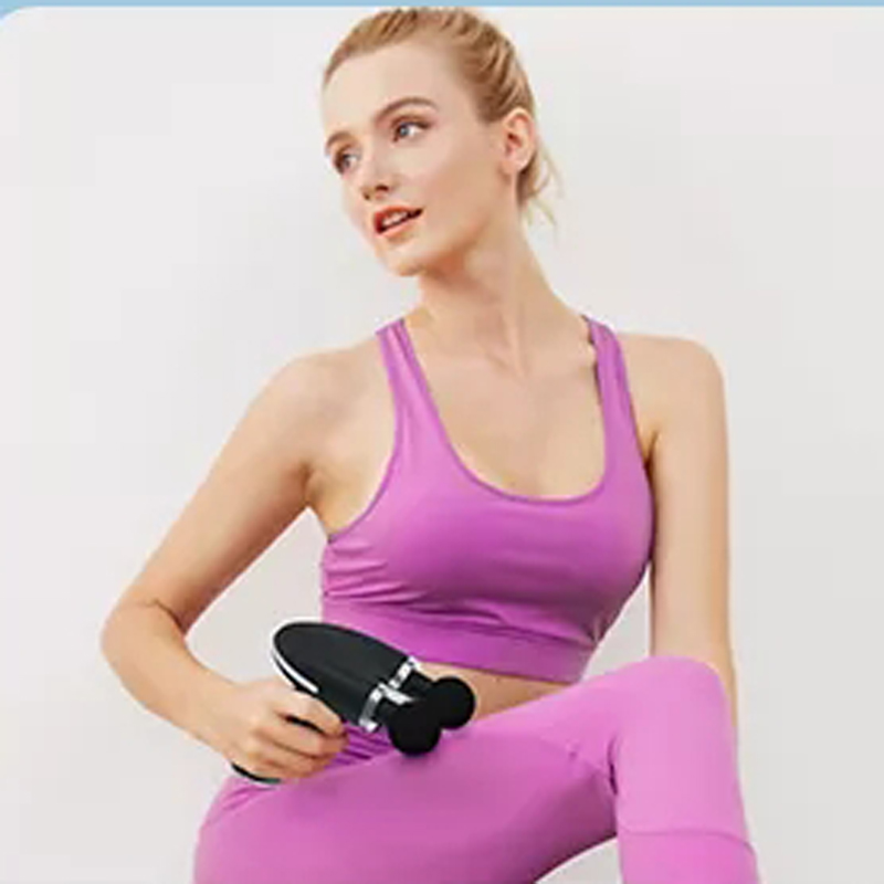 Pistola de masaje, masajeador de masaje muscular del cuerpo de tejido profundo eléctrico de mano, pistola de masaje muscular de percusión para atletas, masajeador deportivo eléctrico portátil súper tranquilo, dispositivo de masaje de vibración de alta intensidad con 10 velocidades.