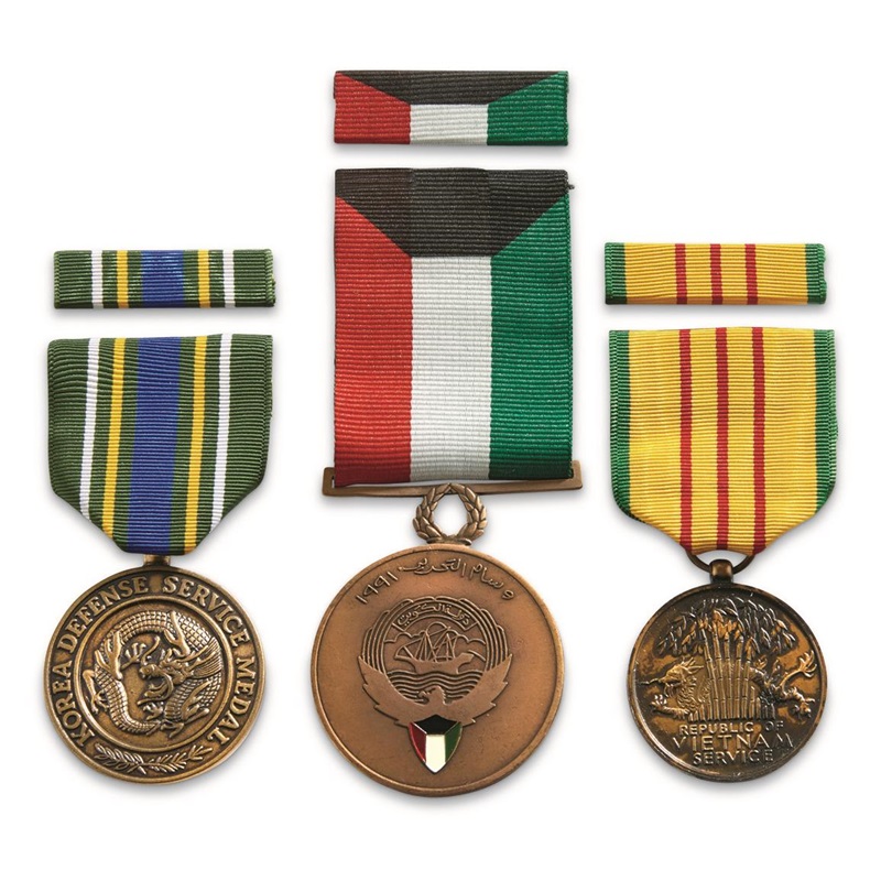 Gag Medallón de Honor Militar de Medallón de la Customización Competitiva Mayorista con barra de cinta corta Stripe Barra
