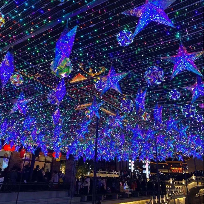 Iluminación de guirnaldas al aire libre de vacaciones Fiesta de bodas LED Magic Camida de hadas de hadas luces de decoración de Navidad