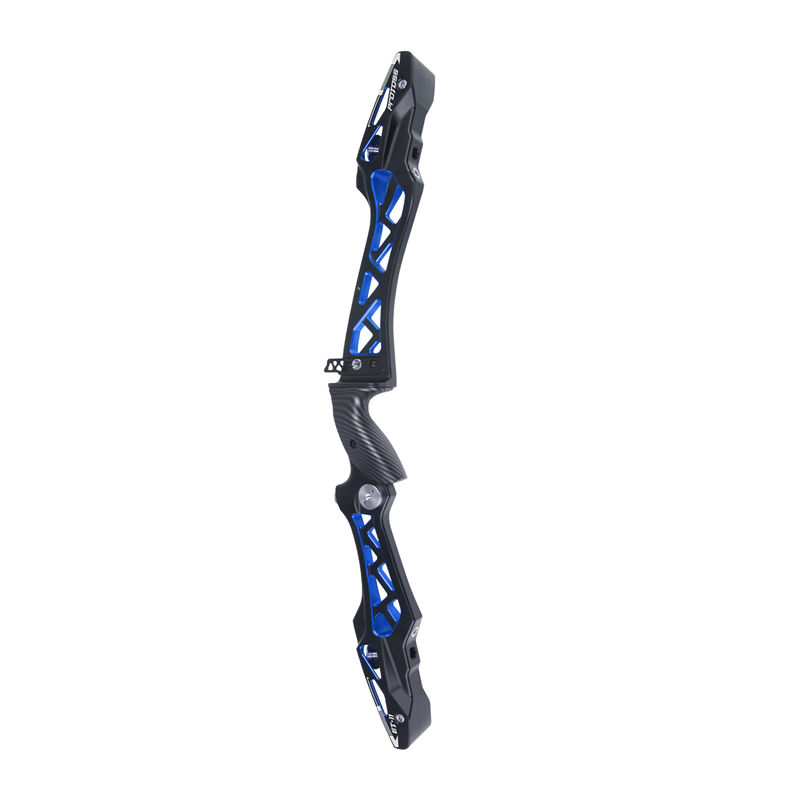 210080-10 25 pulgadasnegras&blue color ilf recurve bow elevador