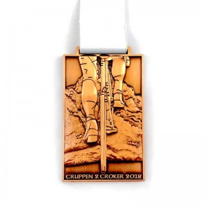 Medallas del concurso de ciclismo Medalla de premio de la aleación de la aleación del recuerdo de la aleación del deporte