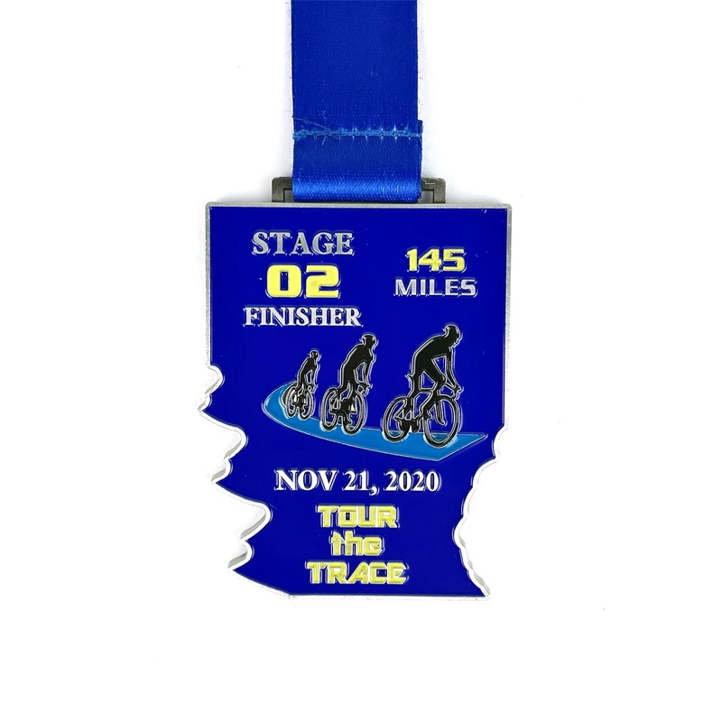 Medallas del concurso de ciclismo Medalla de premio de la aleación de la aleación del recuerdo de la aleación del deporte