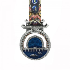 Medalla metálica personalizada de excelente calidad para el evento maratón Sport Event Soft Enamel Medallions