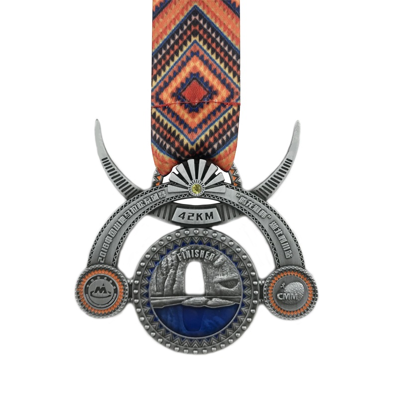 Medalla de carrera metálica personalizada de excelente calidad Gag Medallones de Evento Sport de Marathon Sport Medallones de esmalte suave