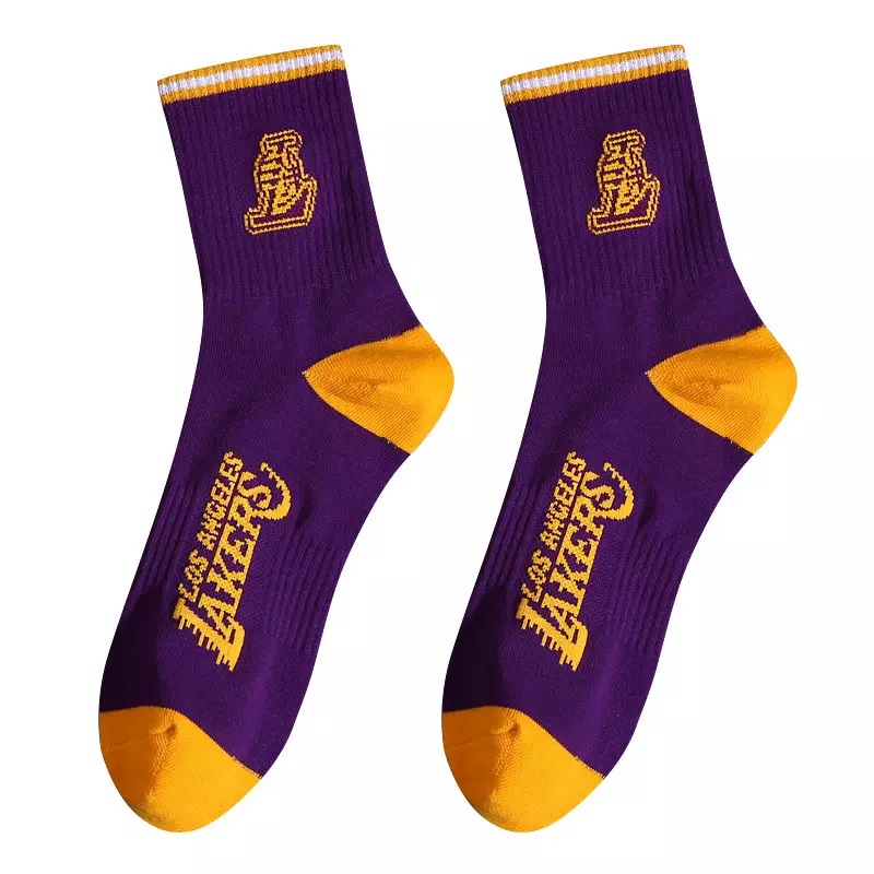 Calcetines de moda para hombres equipo de baloncesto calcetines de punto hechos a medida