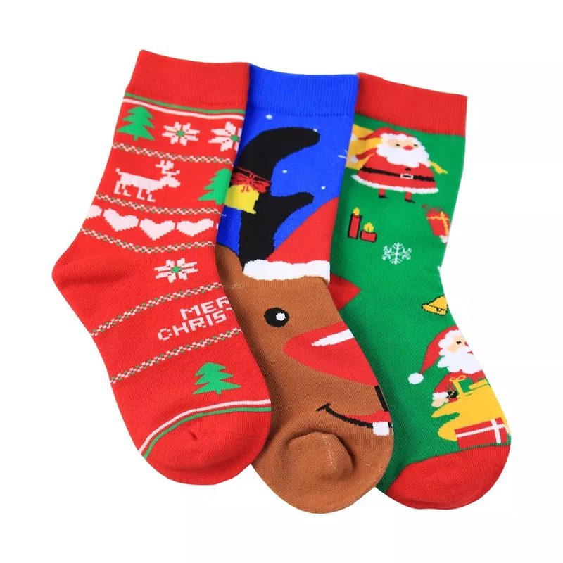 Calcetines de invierno de alta calidad Kids For Christmas personalizados Termales Baby Kids Calcetines de Navidad Calcetines de Navidad