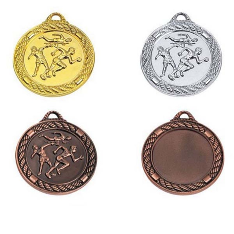 China Factory Hot Venta de medallas de oro Medalla de trigo en blanco de inserto en blanco