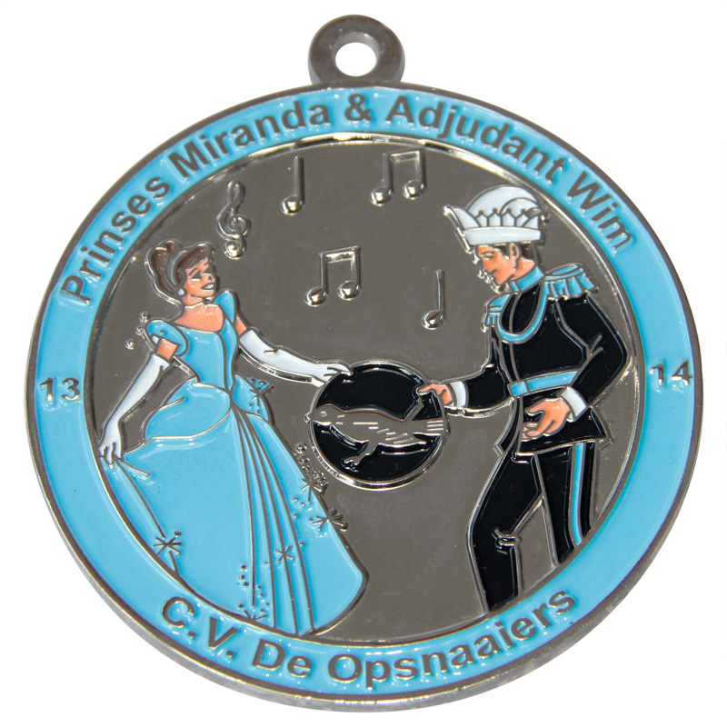 Ciclismo de fútbol en blanco Karate Marathon Running Sport Fiesta Medallas católicas Miracules Custom