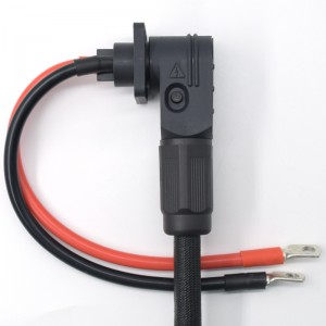 Potencia impermeable 200a Almacenamiento de energía Lifepo4 Conector de cable de batería Pylontech 6 mm 8 mm de 14 mm 14 mm de 14 mm