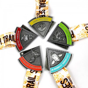 Medalla de combinación de premios de metal personalizado barato