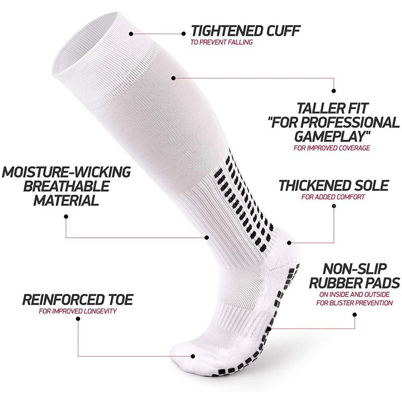 Calcetines de algodón de calcetines de fútbol logotipo de fútbol calcetines