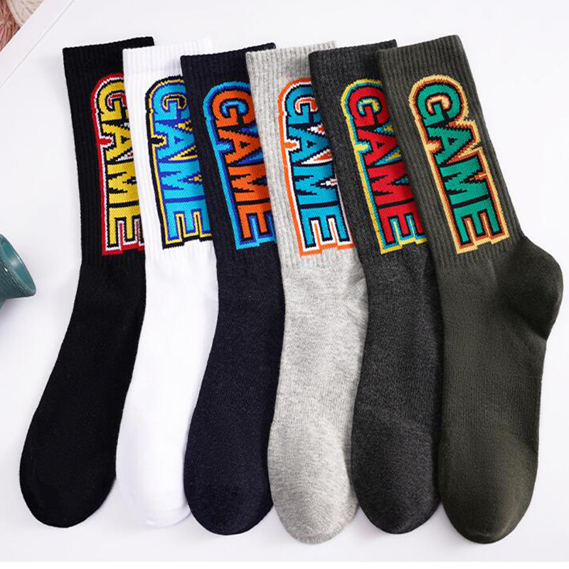 Jacquard Logotipo de calcetín Basketball Elites Men Crew Sports Cycling Calcetines