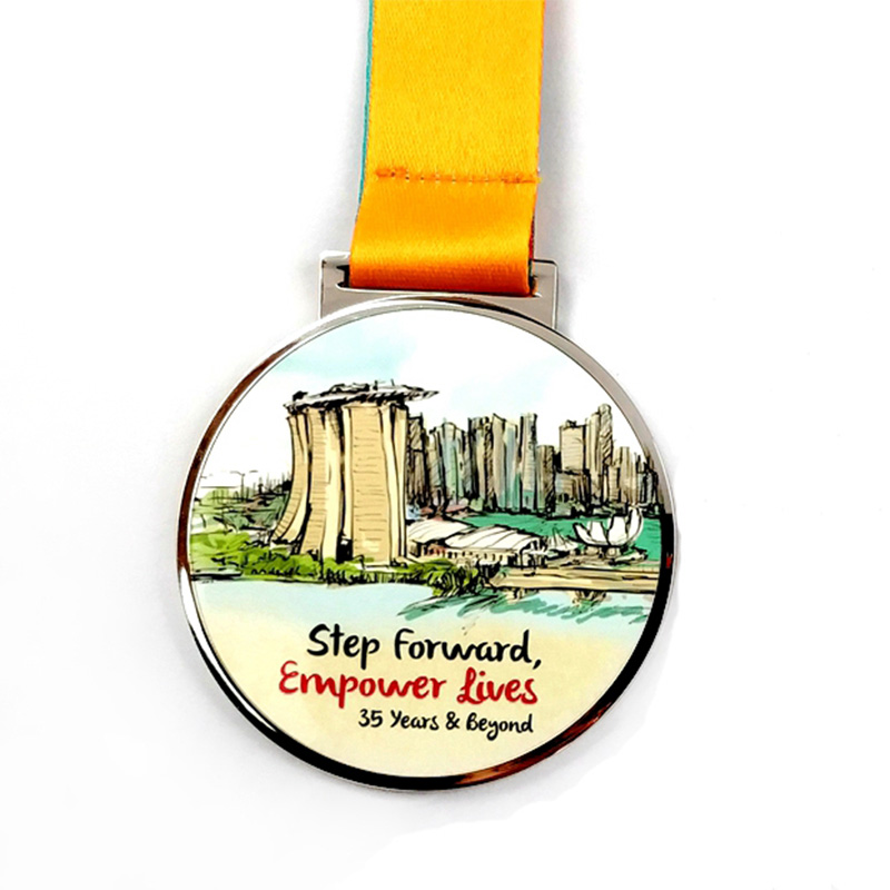 Medalla de fundición de aleación de zinc Medallón de oro Medallón de oro