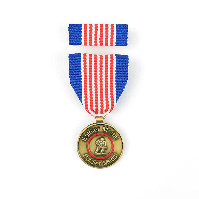 Medallas personalizadas sin medallas mínimas Medallas de honor de arte de metal