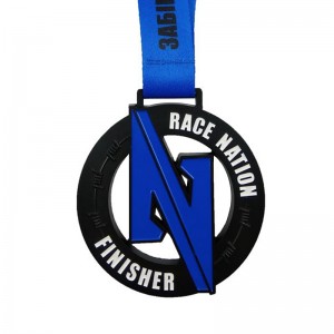 Medallas personalizadas Aceleran medallas Medallas de metal personalizado Aleación de zinc