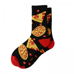 Etiqueta privada personalizada El deporte transpirable absorbe calcetines de bicicleta de calcetería de ciclismo