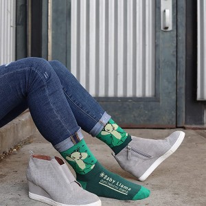 Logotipo personalizado al por mayor Personalidad Mujeres Hosiery Ciclismo Trendy Hip-Hop Alphabet Sports Socks Body Body Stocking