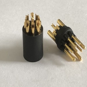 IP68 2-5 Pin Extensión Conector de alimentación impermeable M15 Fibra de alambre de cable femenino macho Conector rápido