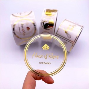 Etiqueta de etiqueta de bronceada, etiqueta transparente de bronce, etiqueta de etiqueta de bronceado personalizada