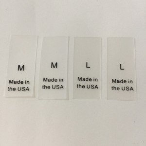 Marca de impresión transparente, marca de impresión de alta calidad personalizada